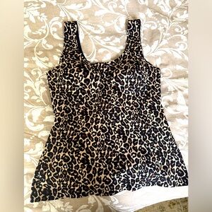 Knix Léopard Luxelift Scoopneck Tank